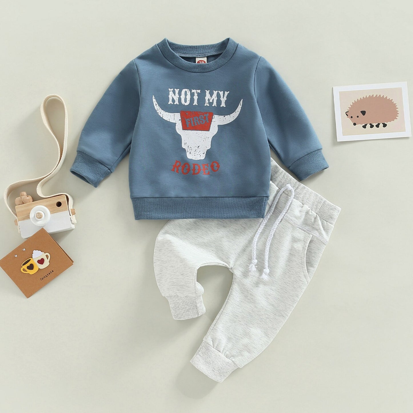 Western Baby Boy Clothes Set