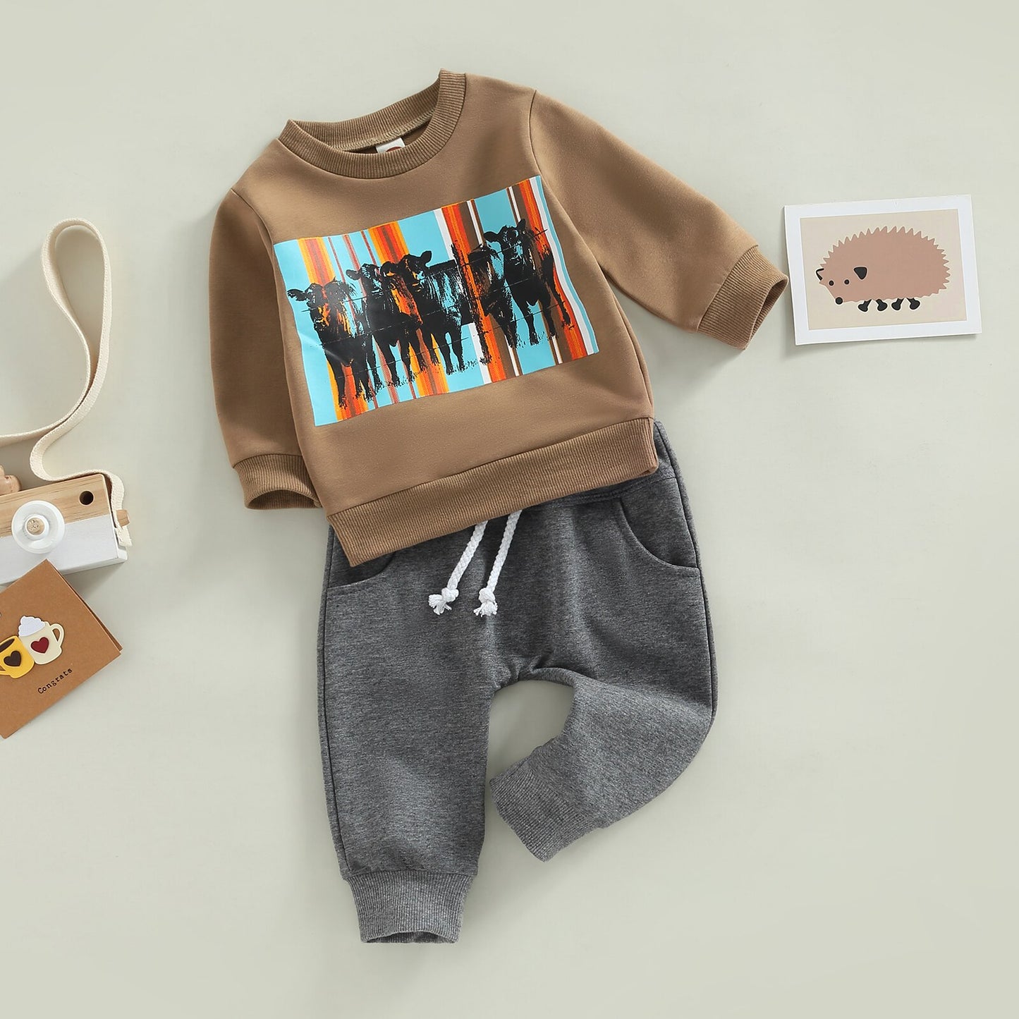 Western Baby Boy Clothes Set