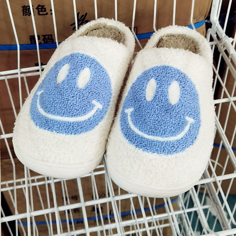 Smiley Face House Slippers