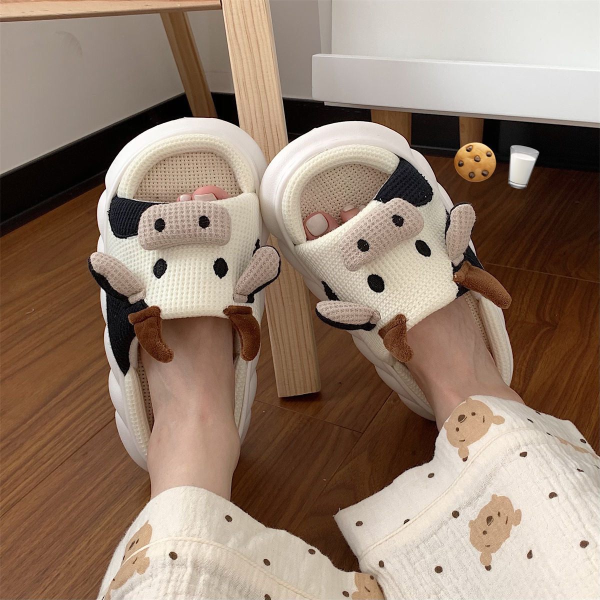 Cow Slippers