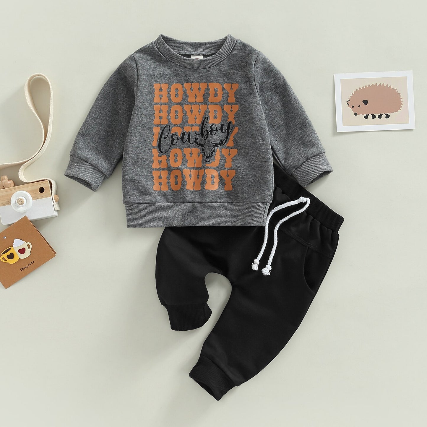 Western Baby Boy Clothes Set