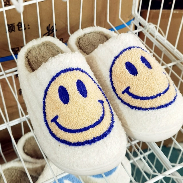 Smiley Face House Slippers