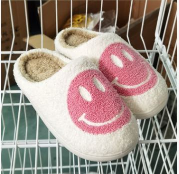 Smiley Face House Slippers