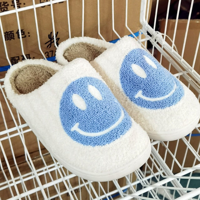 Smiley Face House Slippers