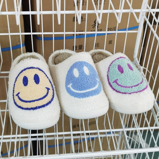 Smiley Face House Slippers