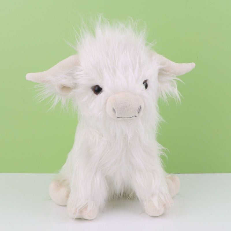 Simulation Highland Cow Plush Toy